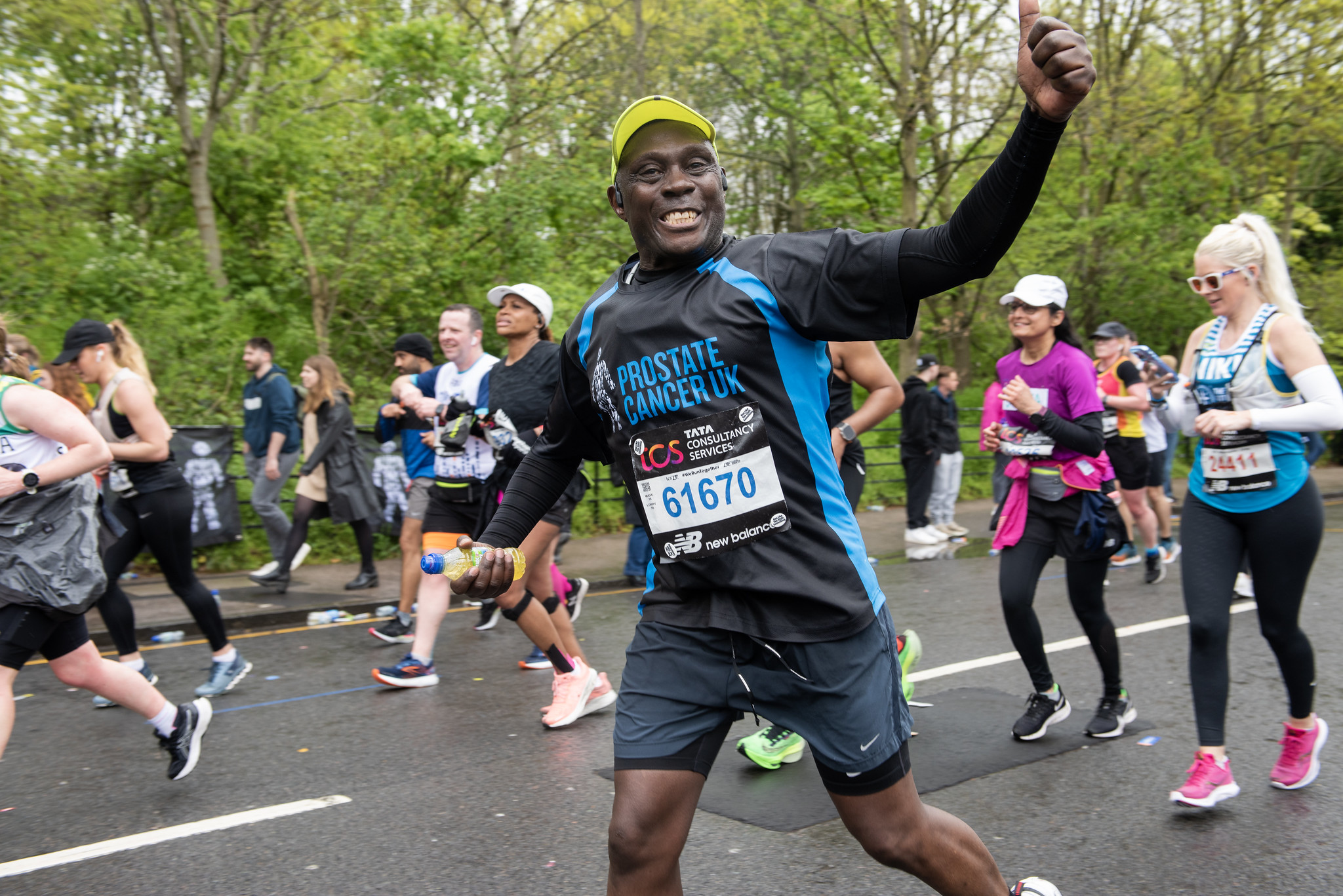 2023 London Marathon Runner Thomas